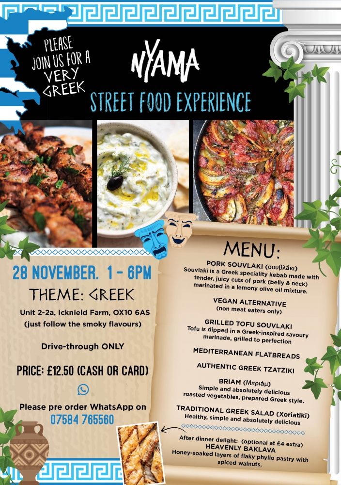 Street Food Experience - Week 8: Greek
