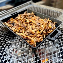 Pulled Mushrooms from the BBQ
